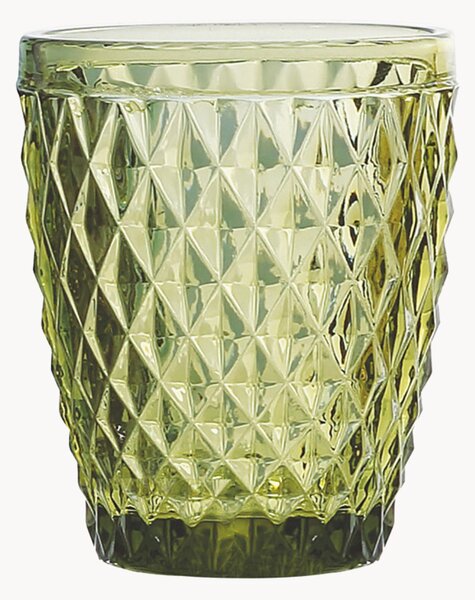 Set di 3 bicchieri in vetro Diamond