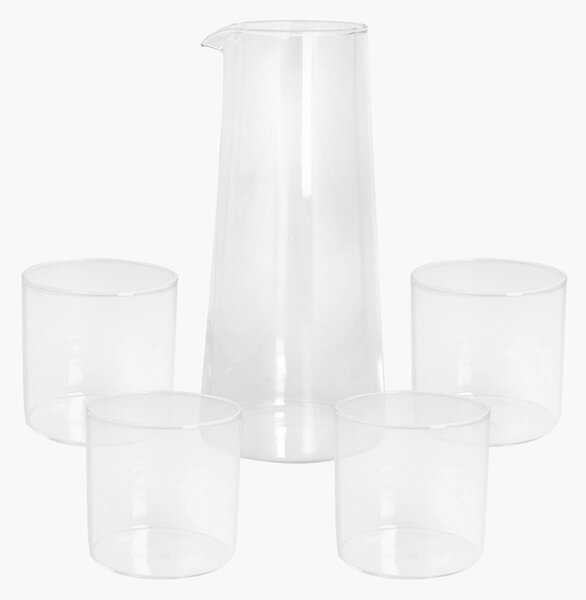 Set caraffa e bicchieri Lyra 5 pz