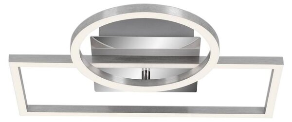 Lampada da soffitto a LED dimmerabile con funzione memoria, orientabile, metallo cromato-alluminio 19,6 W Briloner