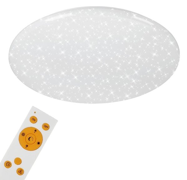 Lampada da soffitto a LED dimmerabile con telecomando decorazione stellata CCT 50W metallo Briloner