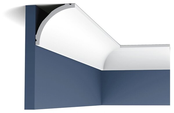 Orac Decor C240 Luxxus Profilo decorativo a stucco Profilo decorativo a soffitto Cornice a stucco Profilo decorativo a parete Profilo decorativo ad angolo | 2 metri