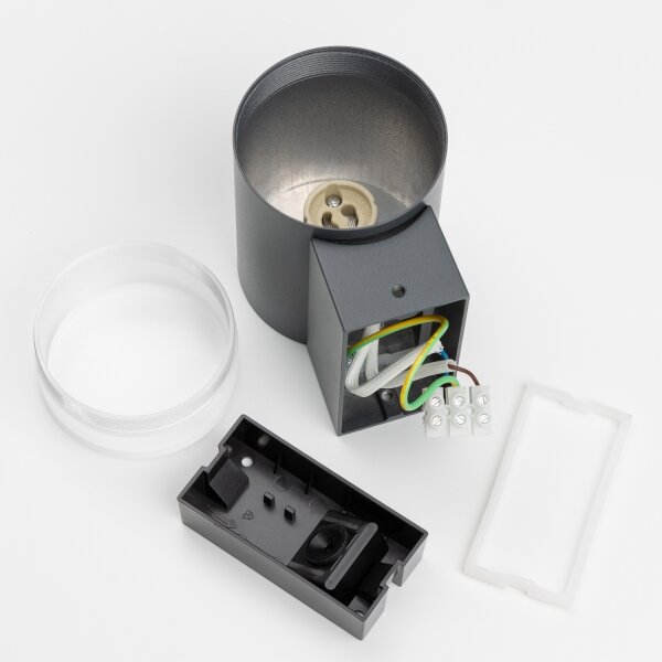 Brilagi - Applique da esterno MATERA 1xGU10/30W/230V antracite IP54