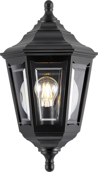Lampada da parete per esterni nera E27 60W Kinsale Elstead