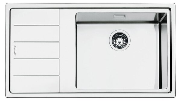 Smeg LFTG861S, Lavabo da appoggio, Rettangolare, Acciaio inossidabile, Acciaio inossidabile, 1 vasca, 450 x 400 mm