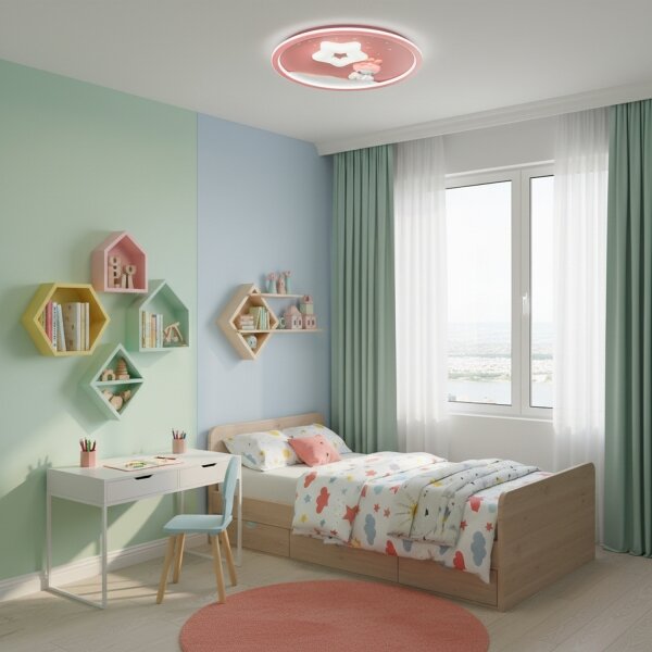 Brilagi - LED dimmerabile, plafoniera per cameretta BUNNY LED/83W/230V 3000-6000K + telecomando