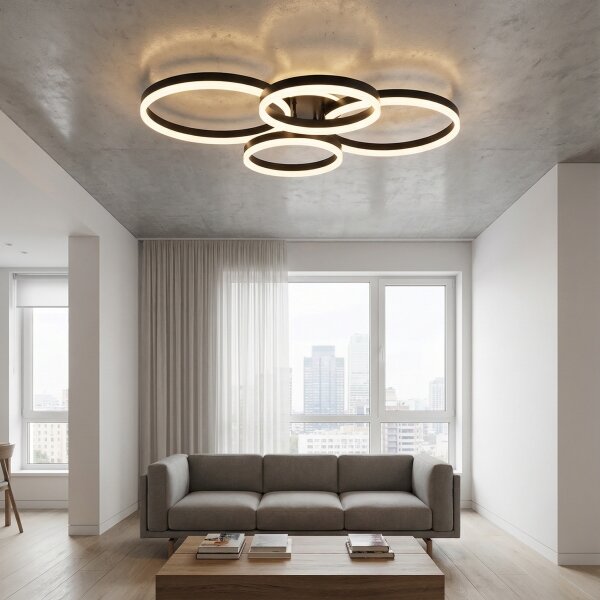 Brilagi - Plafoniera LED dimmerabile ORBITS LED/52W/230V 3000-6000K + TC