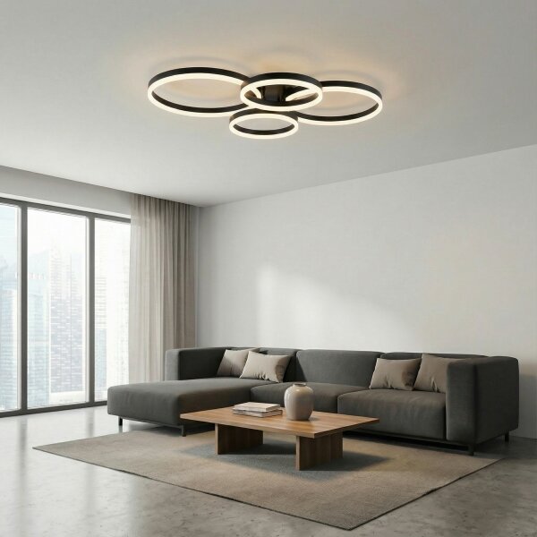 Brilagi - Plafoniera LED dimmerabile ORBITS LED/52W/230V 3000-6000K + TC