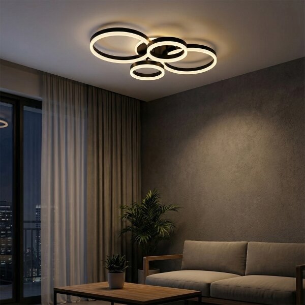 Brilagi - Plafoniera LED dimmerabile ORBITS LED/52W/230V 3000-6000K + TC