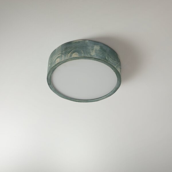 Brilagi - Lampada da soffitto PINO 1xE27/15W/230V pino/verde diam. 27,5 cm