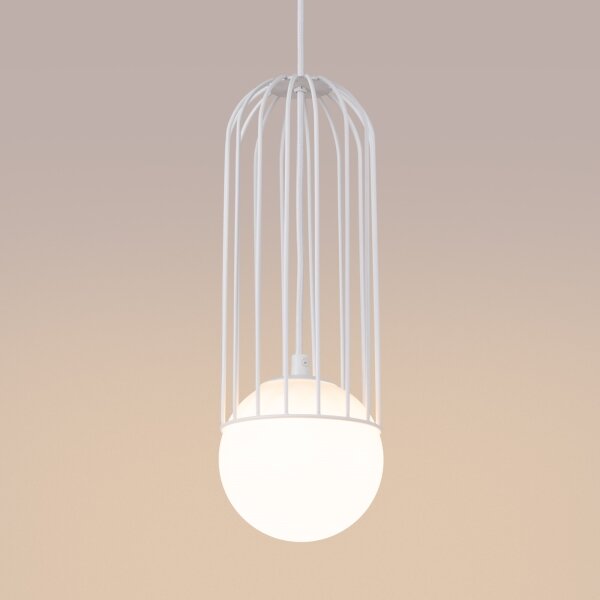 Sollux SL.1331 - Lampadario a sospensione con filo BRINA 1xG9/8W/230V bianco