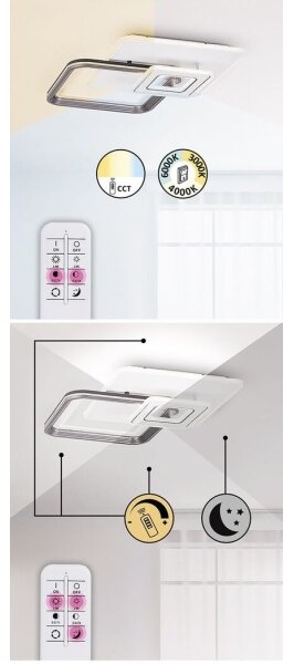 Rabalux 2937 - Lampadario LED dimmerabile LED/48W/230V 3000K/4000K/6000K + tc