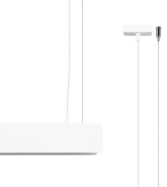 Sollux SL.1394 - Lampadario LED a sospensione con filo SPARK 1xG13/8,5W/230V bianco