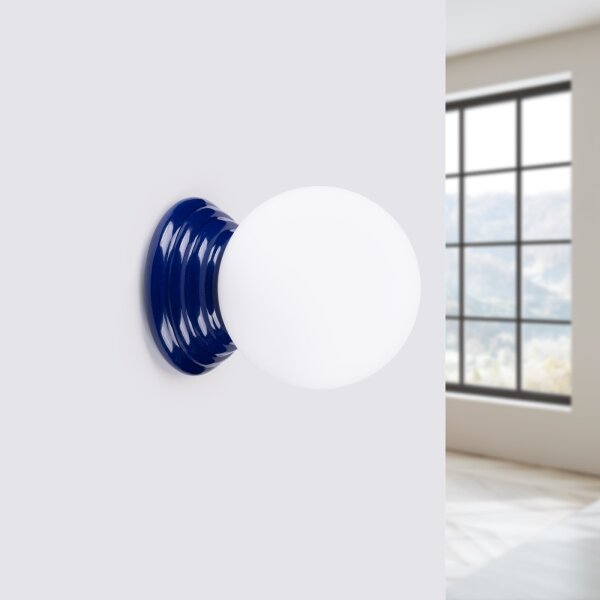 Sollux SL.1896 - Applique da bagno ZORI 1xG9/8W/230V IP44 blu