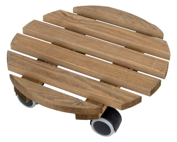 Supporto rotante per vaso in legno ø 29 cm (altezza totale 8 cm) Indoor – Esschert Design