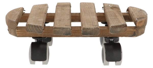 Supporto rotante per vaso in legno ø 29 cm (altezza totale 8 cm) Indoor – Esschert Design