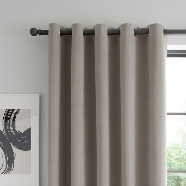 Tende in set oscuranti grigie in velluto 2 pz 117x183 cm Wilson – Catherine Lansfield