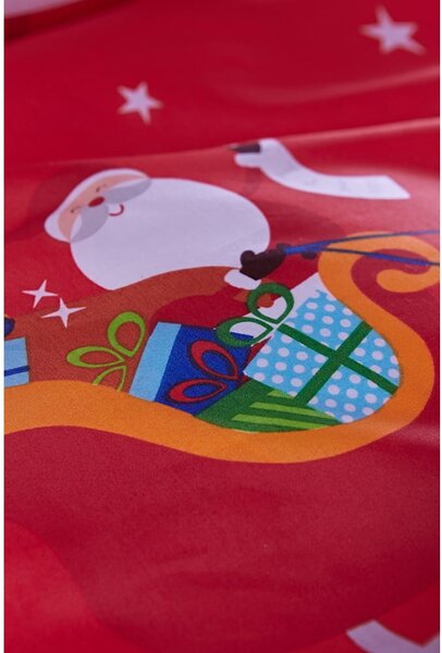 Set copripiumino e federa da bambini rosso per culla 120x150 cm Santa's Christmas Presents – Catherine Lansfield