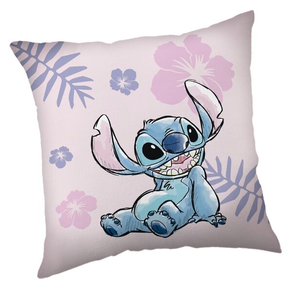 Cuscino per bambini in vello 40x40 cm Lilo a Stitch "Pink" – Jerry Fabrics