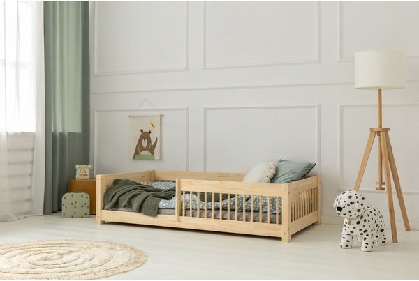 Letto per bambini in legno di pino in colore naturale 70x140 cm Mila CPW - Adeko