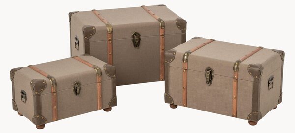 Set di 3 scatole portaoggetti Travel