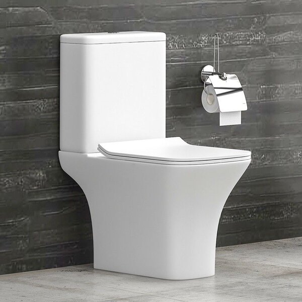 Kamalu wc con cassetta incorporata e uscita a muro | tetra-to10