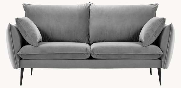 Divano 2 posti in velluto Elio, larg. 158 cm