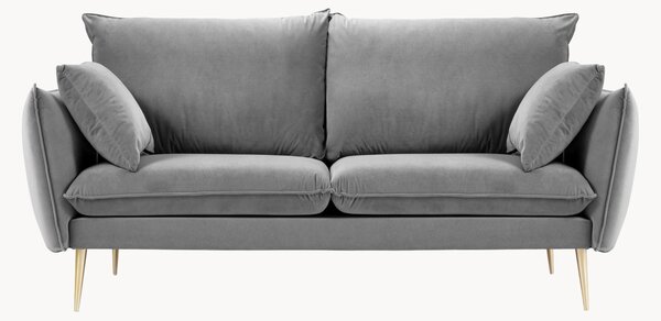 Divano 2 posti in velluto Elio, larg. 158 cm