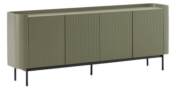 Cassettiera verde 200x80x40 cm Willa – MOME