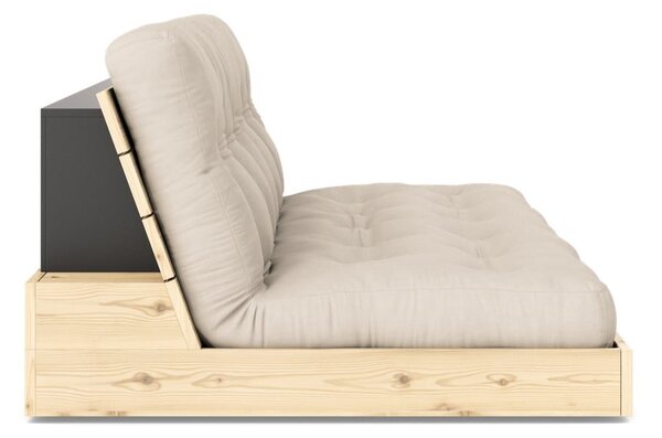 Divano letto beige 196 cm Base - Karup Design