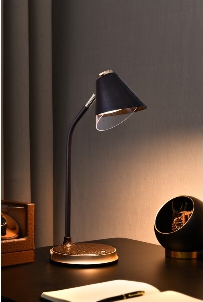 Immax 08972L - Lampada da tavolo LED dimmerabile FINCH LED/9W/12/230V grigio/cromo