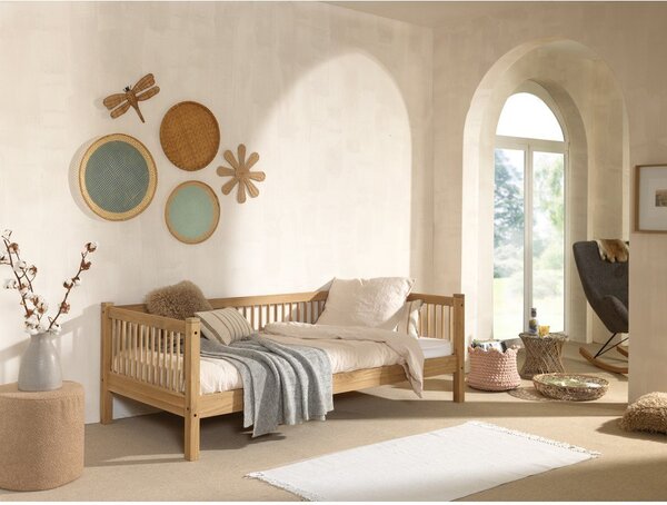 Letto per bambini in legno di quercia in colore naturale 90x200 cm Forrest - Vipack