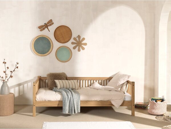 Letto per bambini in legno di quercia in colore naturale 90x200 cm Forrest - Vipack