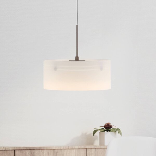 Paul Neuhaus Lampada a sospensione Marika, dimmerabile, Crema / Ambra, Soggiorno / Sala da pranzo, Vetro, Moderno, Lampada a sospensione