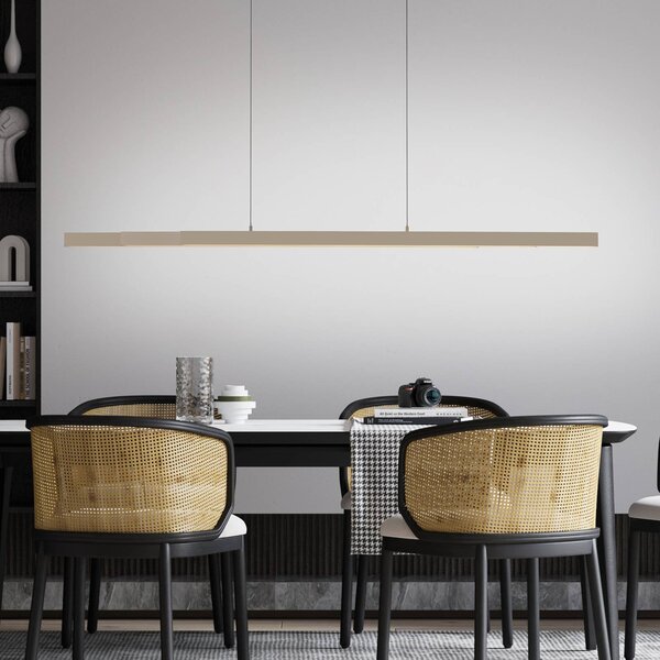 Paul Neuhaus Lampada a sospensione Adriana, dimmerabile, Bronzo / Ottone antico, Soggiorno / Sala da pranzo, Alluminio, Moderno, Lampada a sospensione