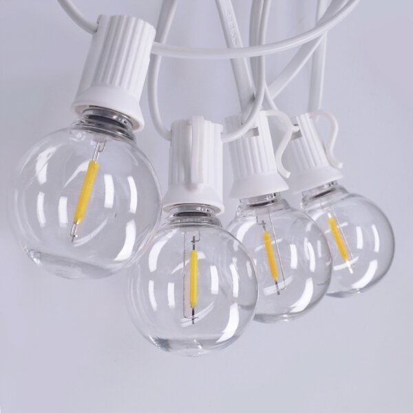 Brilagi - Catena luminosa decorativa LED da esterno GIRLANDA 10xE12 8 m bianco IP44 luce bianca calda
