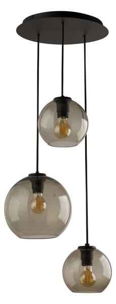 Lampadario VETRO nero 3xE27x60W in vetro, dimensioni: 100x40x40 cm, IP20, Nowodvorski Lighting