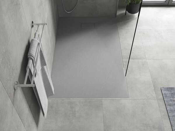 Mexen Hugo piatto doccia rettangolare SMC 140 x 80 cm, grigio - 42618014