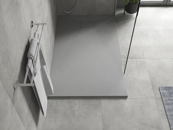 Mexen Hugo piatto doccia rettangolare SMC 140 x 80 cm, grigio - 42618014