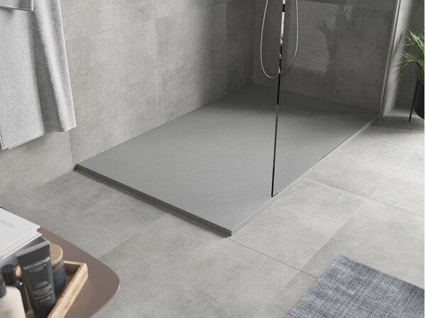 Mexen Hugo piatto doccia rettangolare SMC 140 x 80 cm, grigio - 42618014