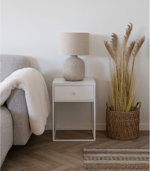 Comodino bianco Vita – House Nordic