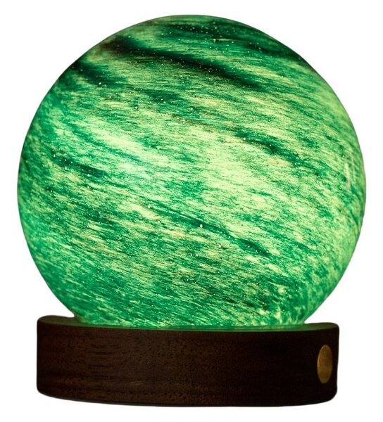 Decorazione luminosa marrone scuro/colore naturale scuro con ricarica USB ø 8 cm Stellar Ocean – Gingko