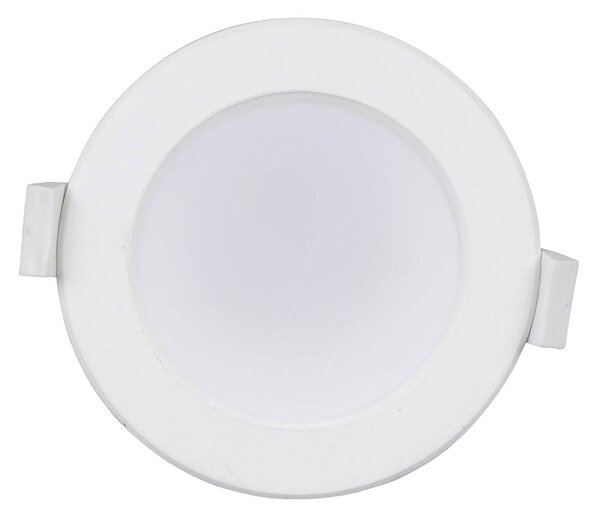 Prios Luci LED da incasso Rida, set di 3, bianco, 15 cm, CCT, IP44 Rida PRIOS, dimmerabile, Bianco / Opale, Bagno, Alluminio, Moderno