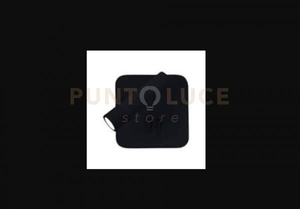 Applique in metallo verniciato nero plug led 6w + 3w faretto spot 3