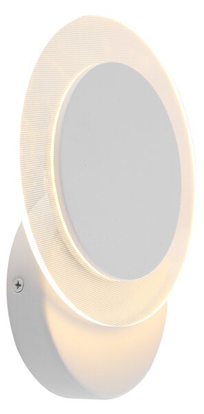 Steinhauer - lampada da parete - Lido - bianco - plastica metallo - Ø 17cm - LED - 2564W