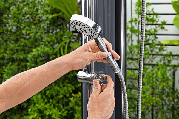 Bestway Doccia da Giardino Solare Altezza 218 cm Capacit 35 Litri colore Nero - 58696 / 24
