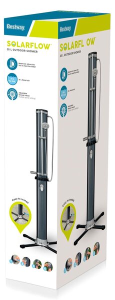 Bestway Doccia da Giardino Solare Altezza 218 cm Capacit 35 Litri colore Nero - 58696 / 24