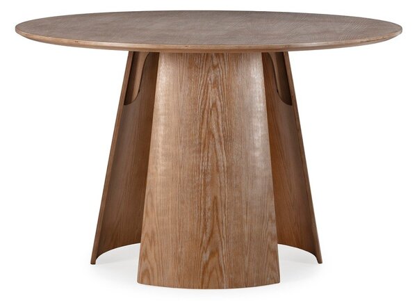 Tavolo da pranzo rotondo con effetto rovere ø 120 cm Zuri – MOME