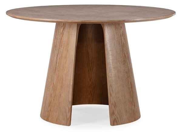 Tavolo da pranzo rotondo con effetto rovere ø 120 cm Zuri – MOME
