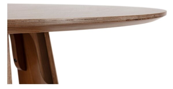 Tavolo da pranzo rotondo con effetto rovere ø 120 cm Zuri – MOME