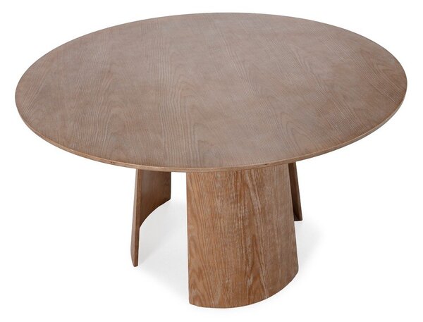 Tavolo da pranzo rotondo con effetto rovere ø 120 cm Zuri – MOME
